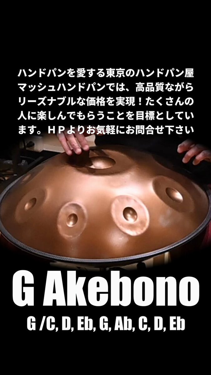MASH handpan.ハンドパン Amazon | MASH handpan D マイナー ハンドパン 9音 シルバー色 D