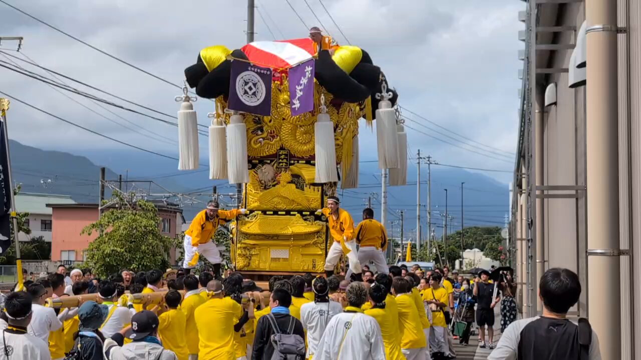 FUN 10月号② 　太鼓台特集 新居浜太鼓祭り】令和6年（2024）川西地区 工場前 中須賀太鼓台