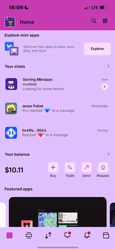 Base App Interface