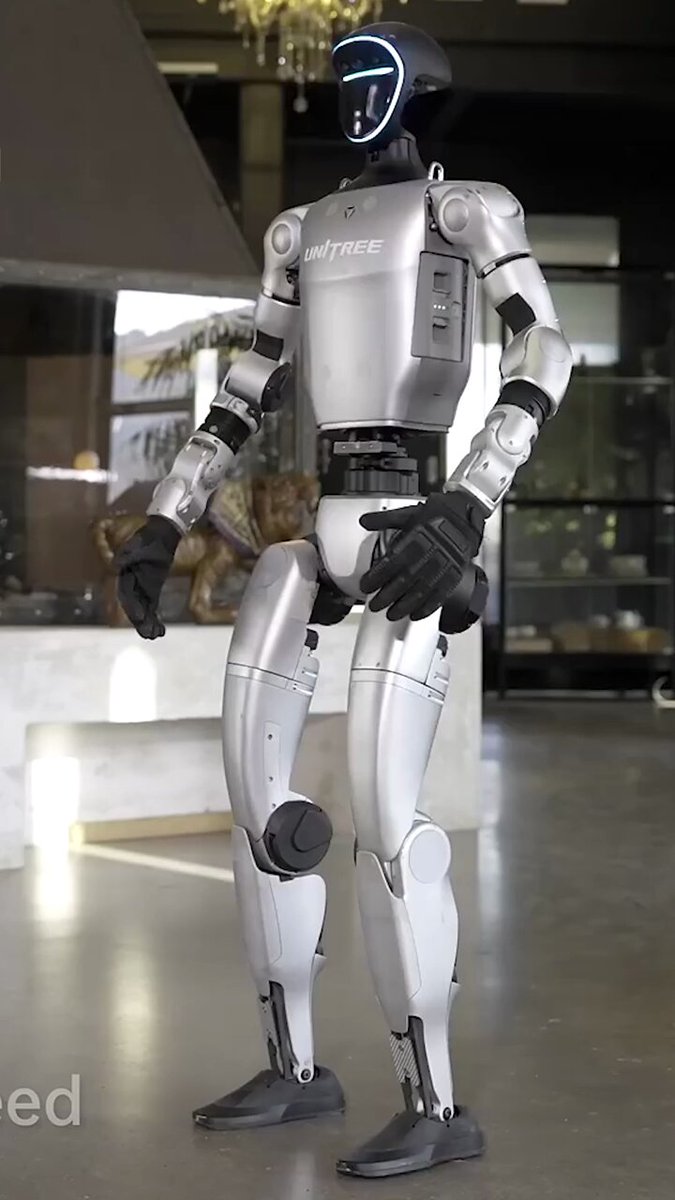 Unitree G1ロボットがキップアップを行う