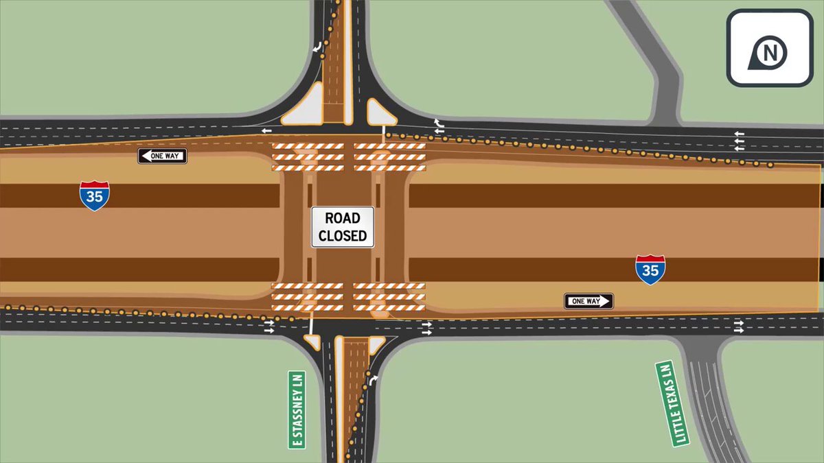 35■予約済み1200■2nd Single The way U are Road Closure: State Highway 80/Hopkins Street at I-35 to
