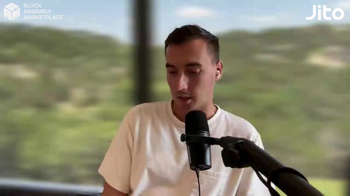 Lucas BruderがSolanaのBAMを説明している様子