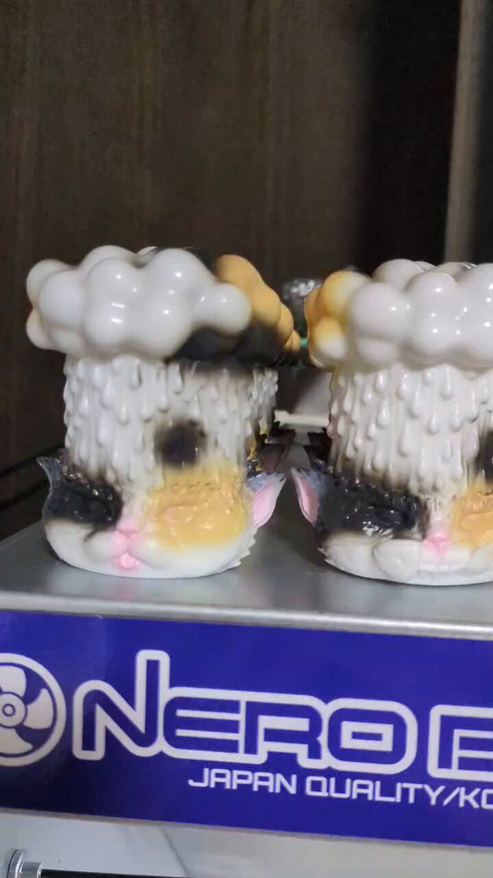 もうこやま　海老天猫カー　チョコミント　MOUCOYAMA　ソフビ 1009008054731009_04_1890w.jpeg