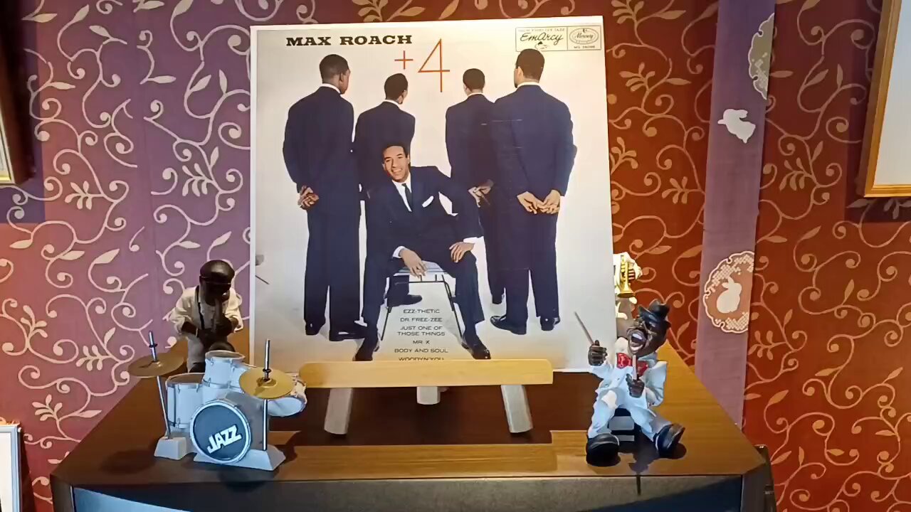 マックスローチ MAX ROACH+4【米マーキュリー社特別制作盤・超入手困難】 マックスローチ MAX ROACH+4【米マーキュリー社特別制作盤・超