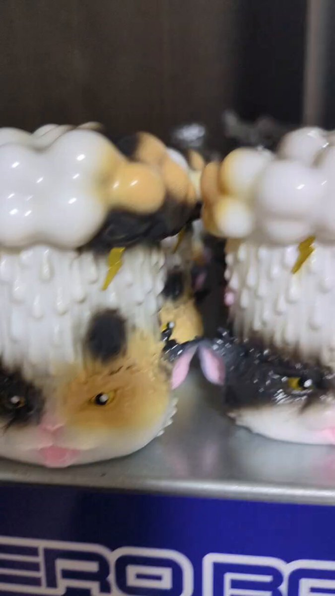 もうこやま　海老天猫カー　チョコミント　MOUCOYAMA　ソフビ もうこやま 海老天猫カー チョコミント MOUCOYAMA ソフビ