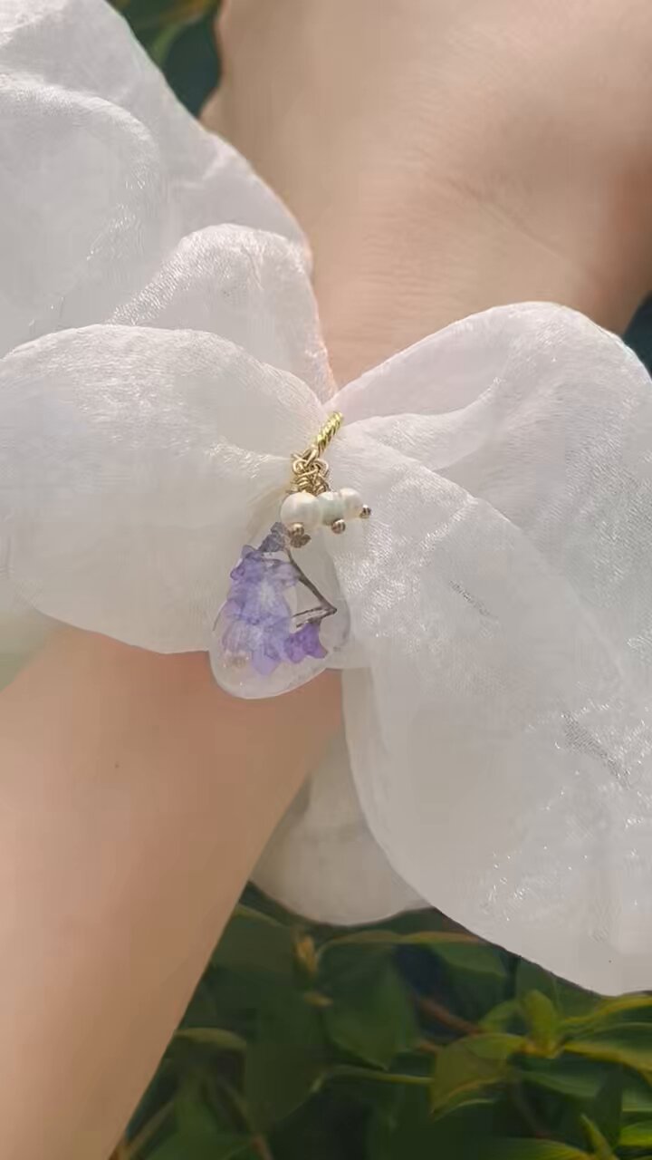 yohaku.┊シーグラス×植物アクセサリー (@yohaku_matou) / X