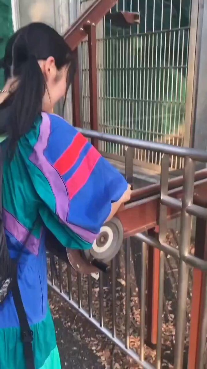 みずちゃん ピンクと水色の組み合わせ 大好き☺️💓 桃の花もきれいだったな