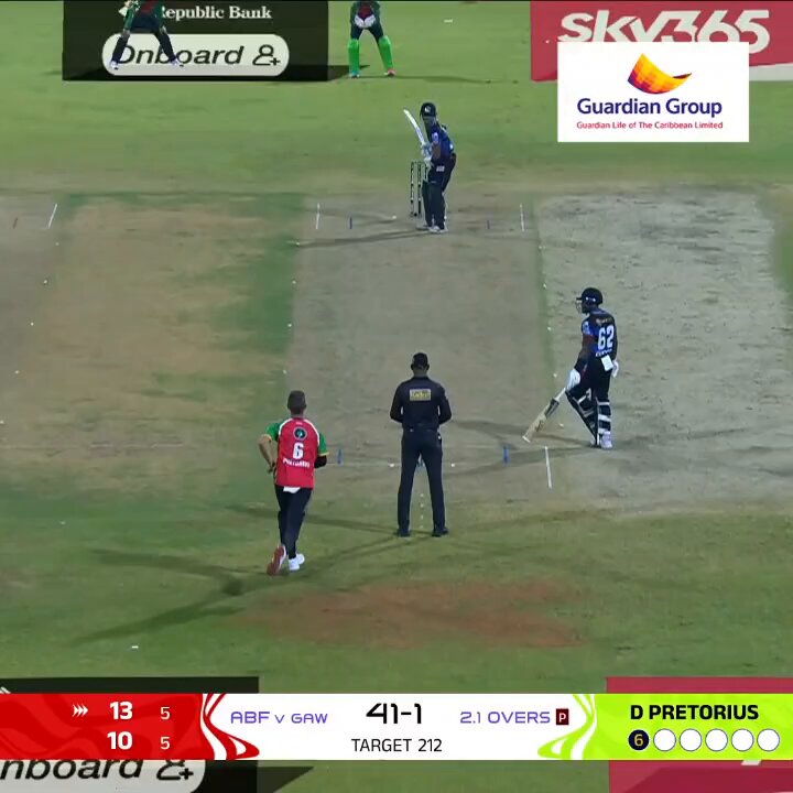 BOOM Pretorius hits the target Picture