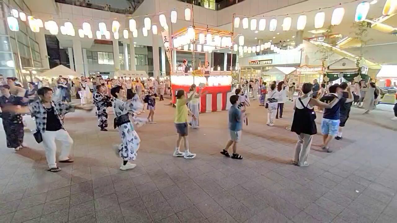 コンコンブル　お祭り　盆踊り　和太鼓　花火 4K【築地本願寺納涼盆踊り大会 2023】『大江戸助六太鼓』和太鼓