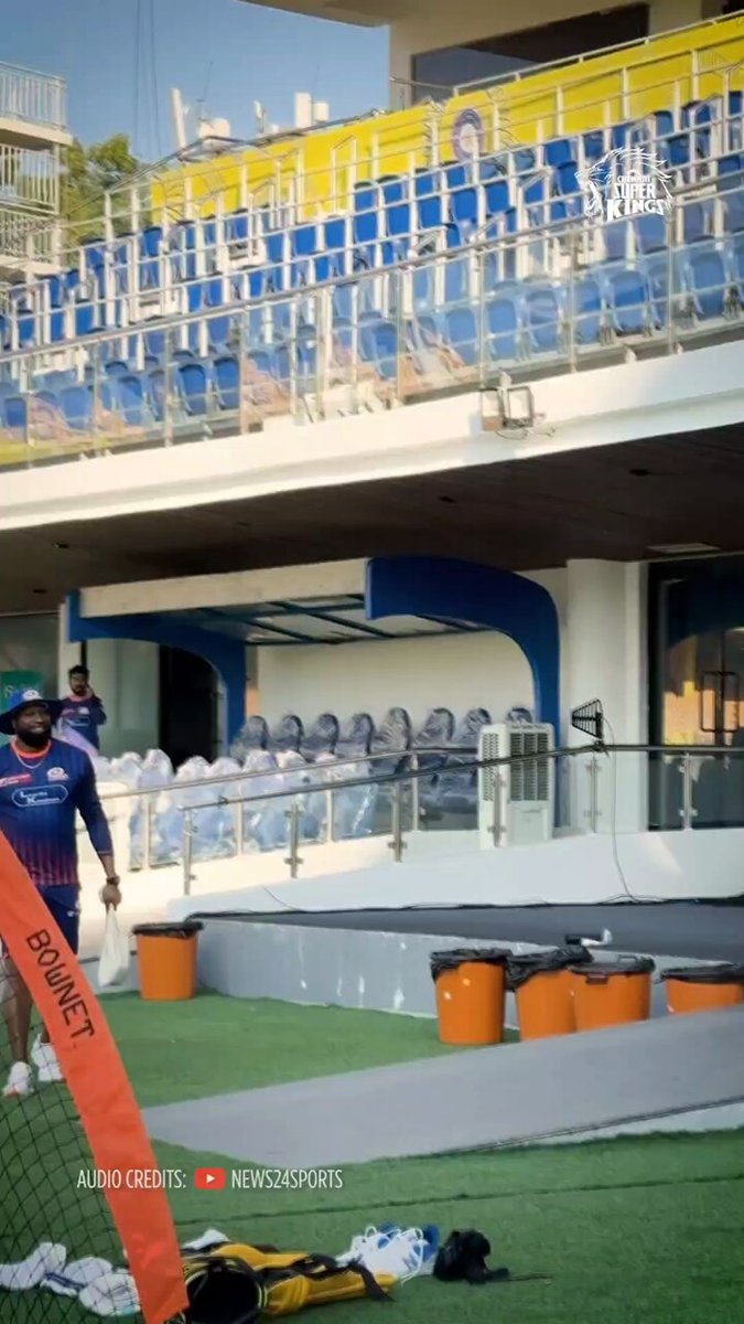 Kieron Pollard on MS Dhoni. Picture