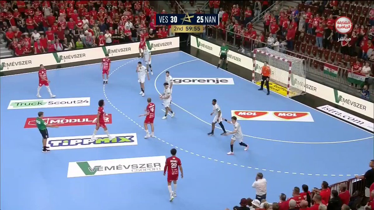 فيزبريم يحقق انتصاره الأول بعد تغلبه على نانت 30-25 ضمن المجموعة الأولى في دوري أبطال أوروبا لكرة اليد 