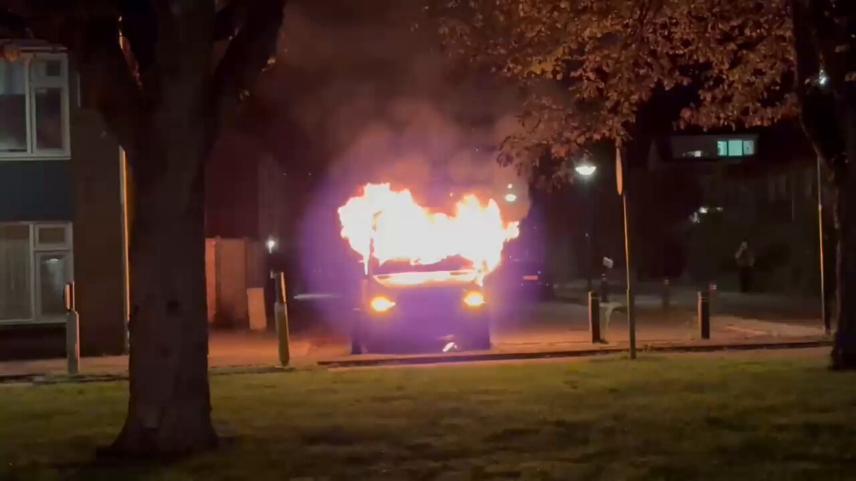 Voertuigbrand in Veenendaal