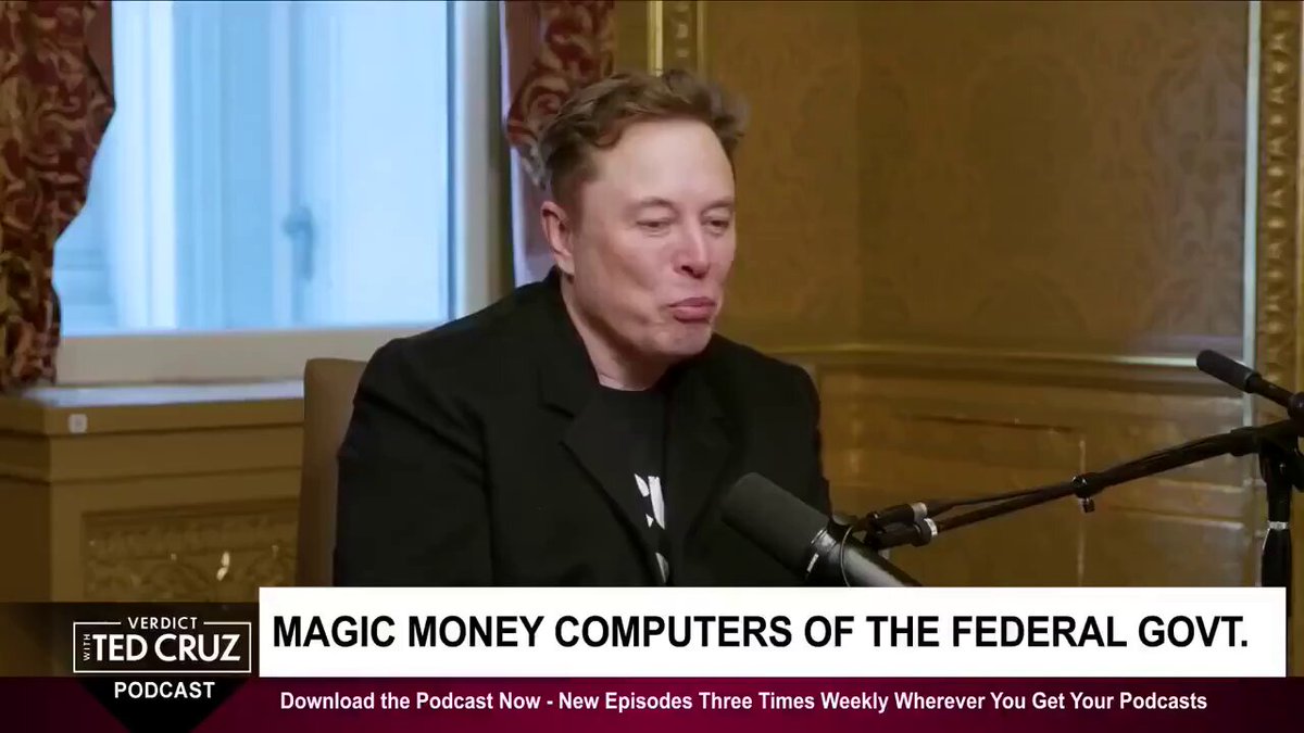 🟠BTC-ARCHIVE: "Elon Musk: 'Il governo USA ha computer magici che creano denaro dal nulla'"