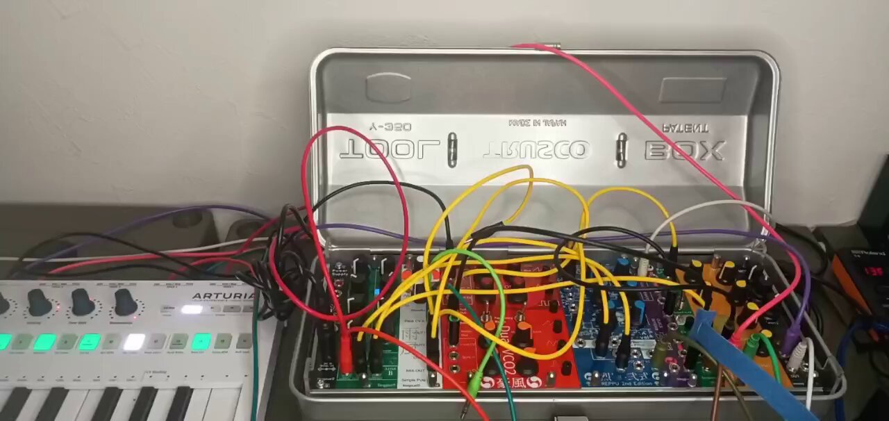 Dual VCO2 豪風 lleqpue9 モジュラーシンセサイザー Dual VCO2 豪風のモジュール特徴を紹介 - 【lleqpue9】カラフル