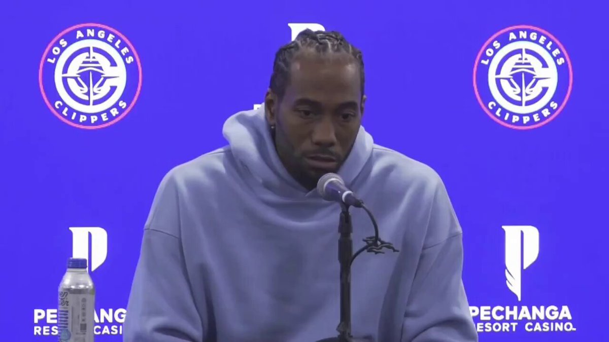 Kawhi says he did not receive ANY money from the fake tree company 😂😂 
