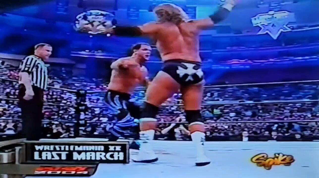 WWE WrestleMania XX クリス　ベノワ 📸 WWE Action Shot! Eddie Guerrero and Chris Benoit at