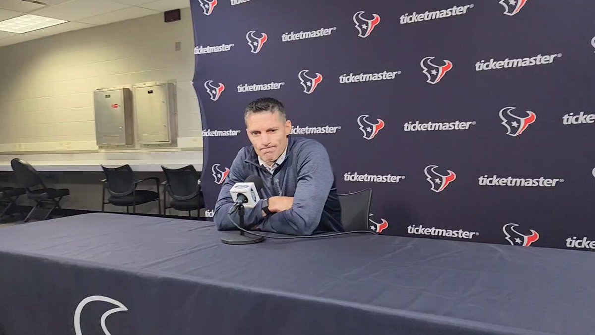 'In a decent spot, chance to recalibrate this week' #Texans GM Nick Caserio @KPRC2 