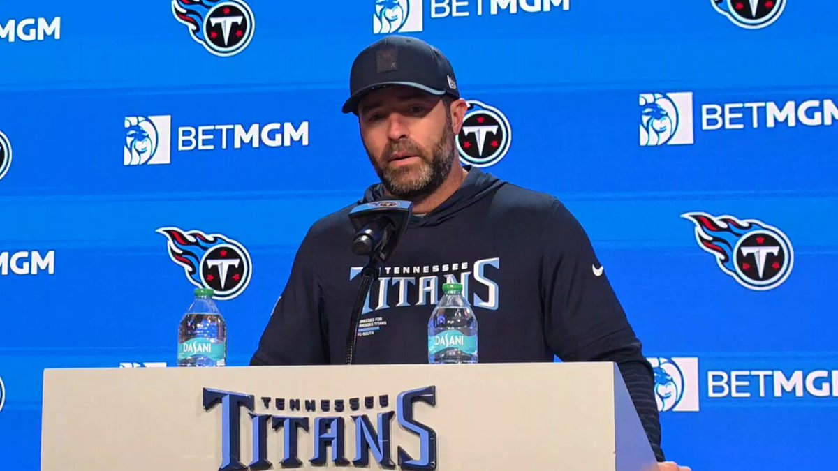 Brian Callahan on the weekly meetings he has with the #Titans team captains: 