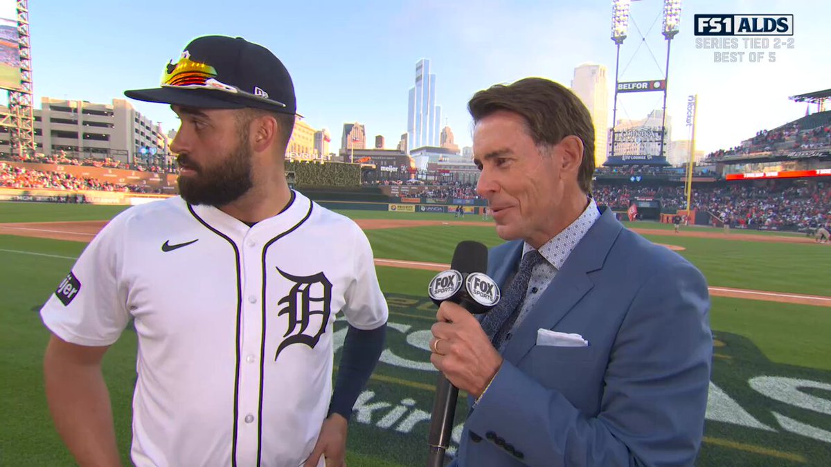 “We believe. We’re never out of the game no matter what and we always believe in ourselves”

Riley Greene spoke with Tom Verducci after the Tigers scored nine unanswered runs to win Game 4 