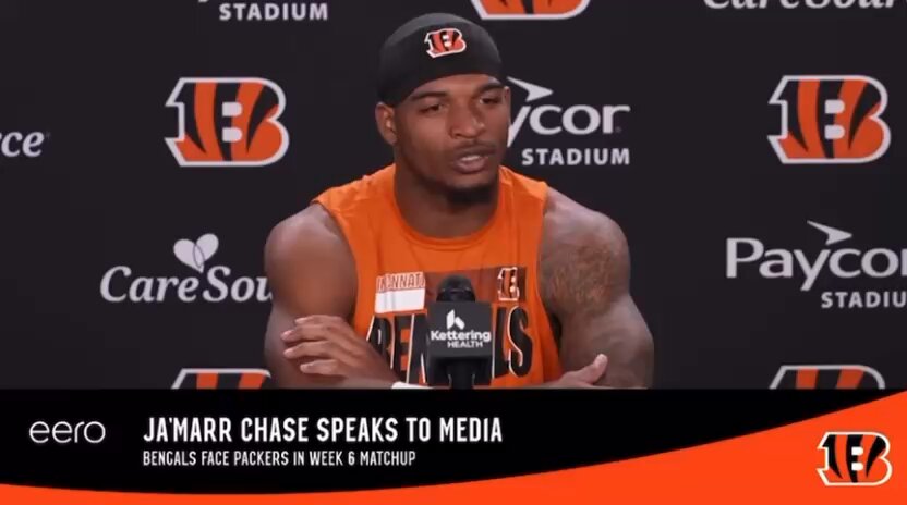 #Bengals WR Ja’Marr Chase on the Joe Flacco trade:

"I appreciate the organization trying to make this work." 