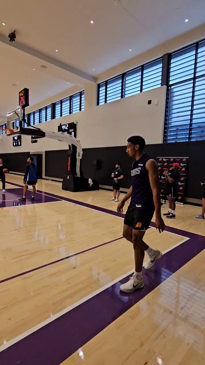 Ryan Dunn for 3 post shootaround.  #Suns 
