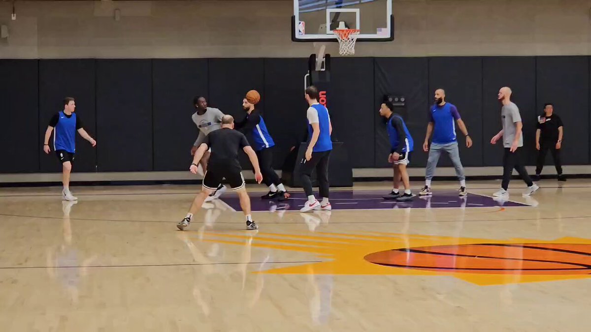 Earlier this month, Mark Williams talked about playing against the coaches. 

Here it is after today's morning shootaround. #Suns 