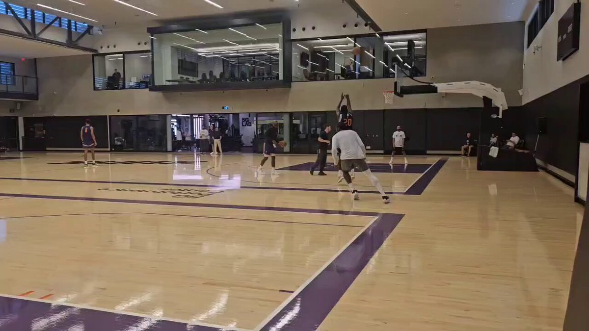 Mark Williams conditioning post practice. #Suns 