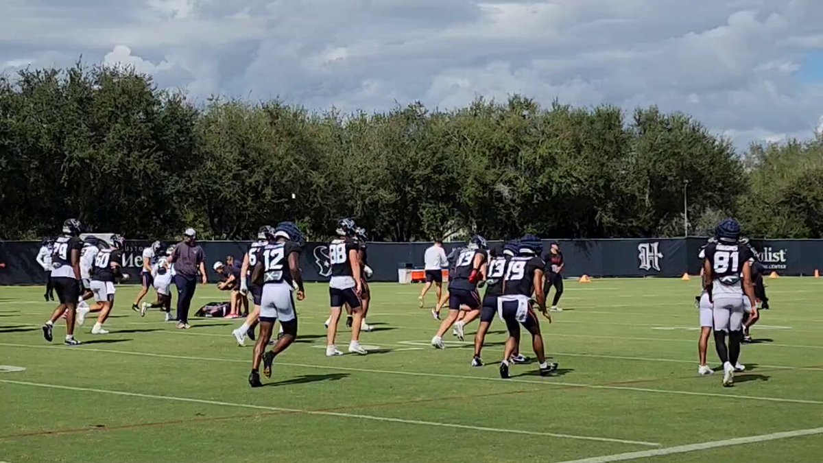 #Texans Friday practice as they prep for #Seahawks on #MNF @KPRC2 