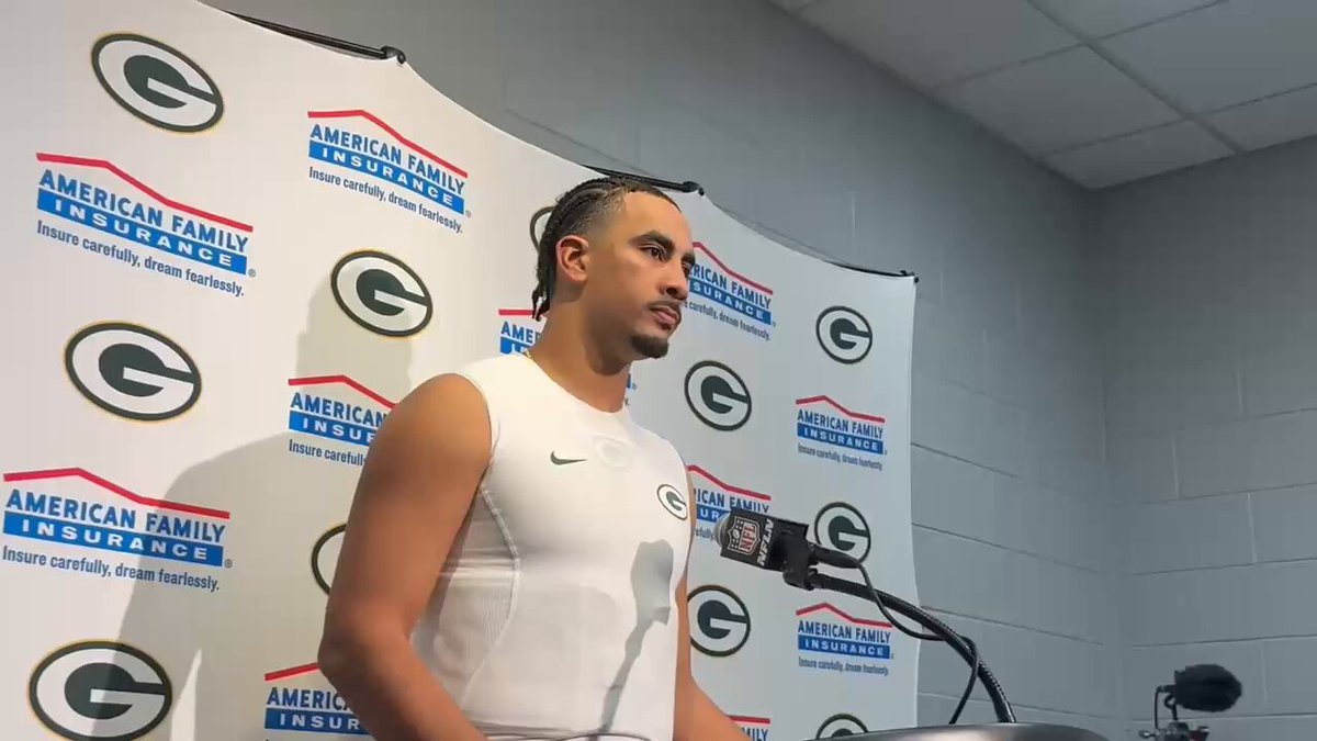 Jordan Love on Josh Jacobs being a gamer, through illness, calf strain, anything in his way to the end zone.

“I know I can hand it to him, and he’s going you find a way to get in there.” 