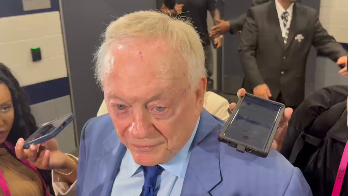 Cowboys owner Jerry Jones on the impact of today’s win on potentially making moves before the trade deadline 