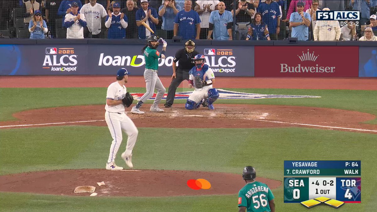 Blue Jays force another inning-ending double play!!

📺: FS1 