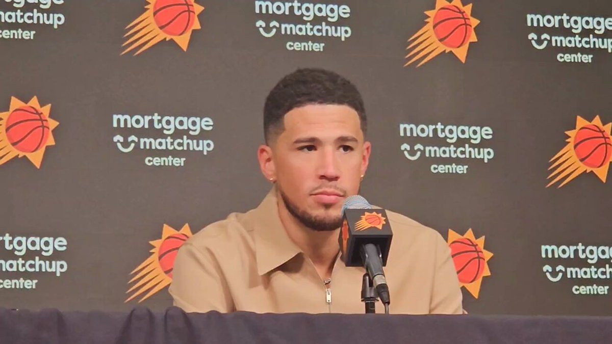 Being down 20 points and flipping it and going on a run and doing it together."

Devin Booker after Suns 20-point comeback win over Sacramento Kings in season opener. #Suns 