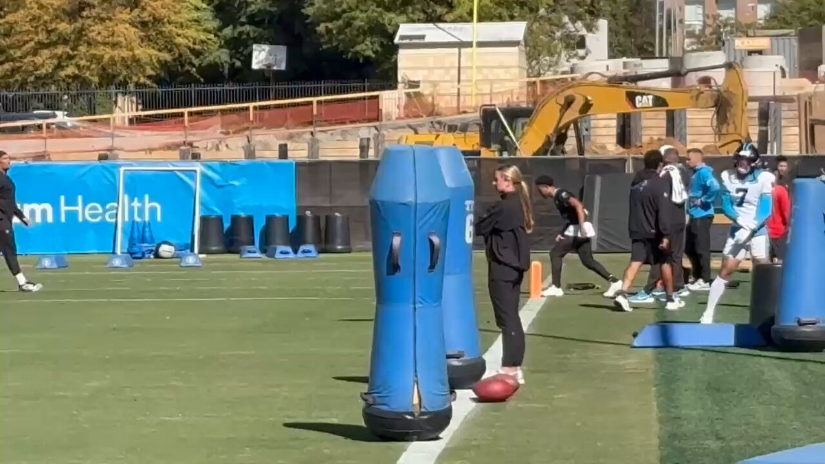Bryce Young doing some light running again.