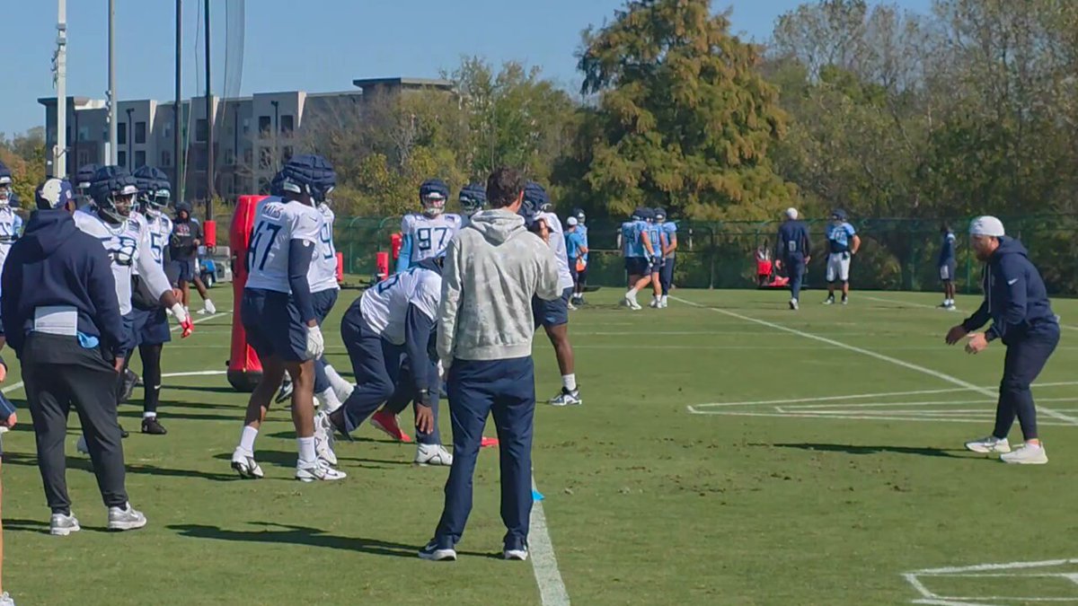 A look at #Titans OLB Arden Key back at practice on Thursday. 