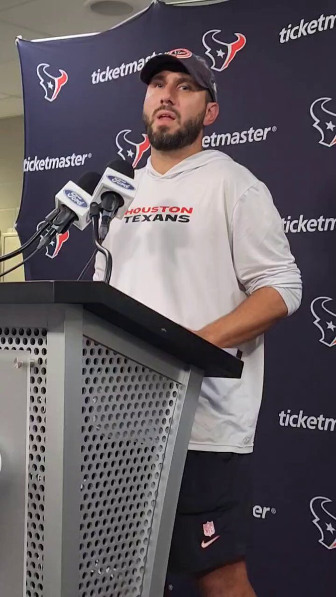 Nick Caley addresses growing pains of struggling #Texans offense @KPRC2 