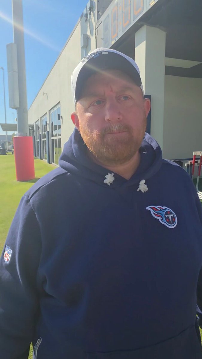 #Titans asst OL coach Matt Jones said there haven't been major challenges since Bill Callahan left. Jones listed former Villanova coach Andy Talley as one of the influences on his coaching philosophy. 