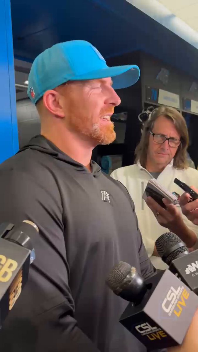 Panthers QB Andy Dalton on the time he helped the Bills get into the playoffs by leading the Bengals to a 2017 victory over the Ravens.
