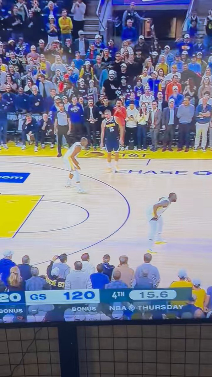 Draymond might be the only player who could guard both Jokic and Murray without it ever being a mismatch!

