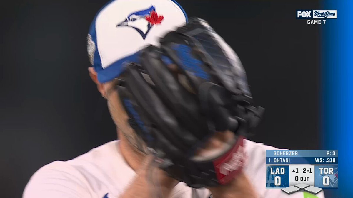 Ohtani starts Game 7 with a lead off base hit!

📺: #WorldSeries on FOX 