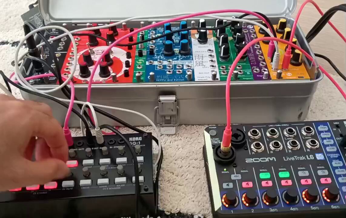 風脚Kick1のTuneとAccentをSQ-1で弄るとキック単体とは思えない様々な