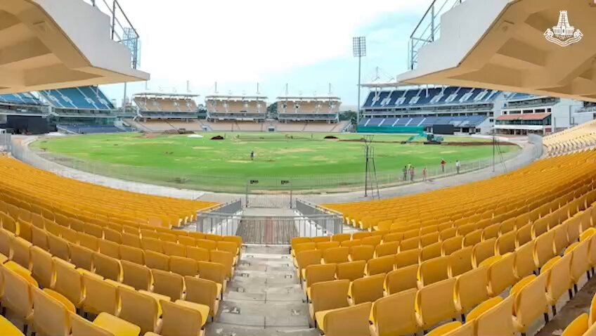 Chepauk Stadium reaches its final Picture
