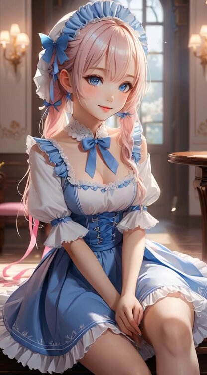 オーダーメイド❤︎ メイドさん(オマケ付き)🍓🩷 #AIart #AIgirl #メイド