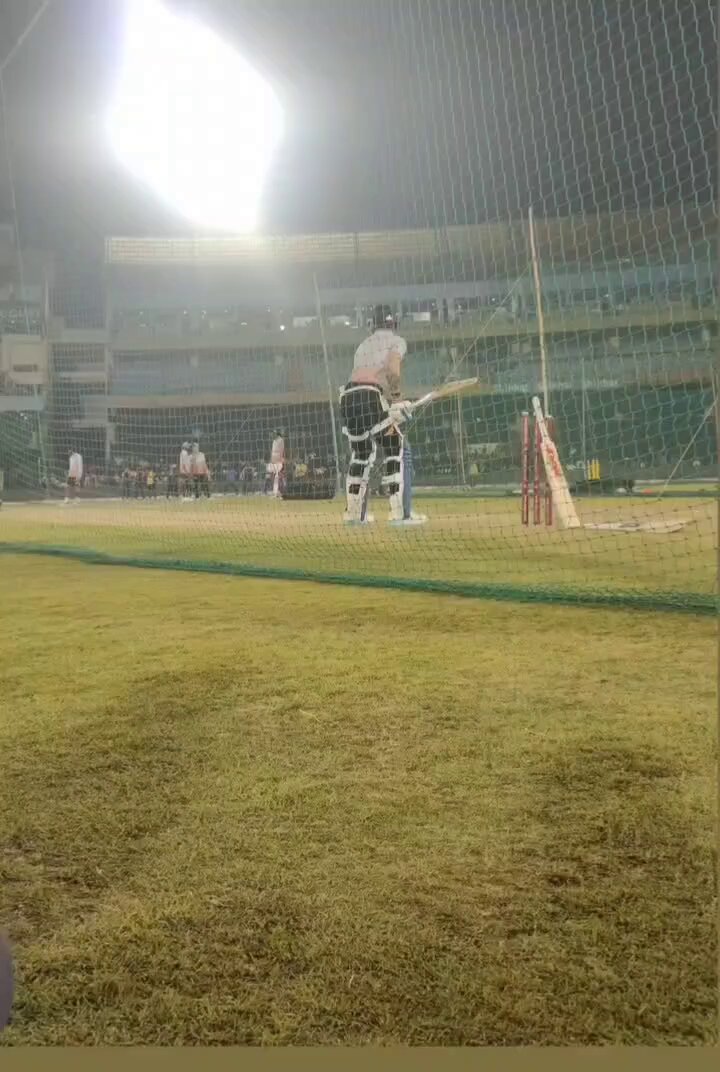 Kohli finished the net session Picture