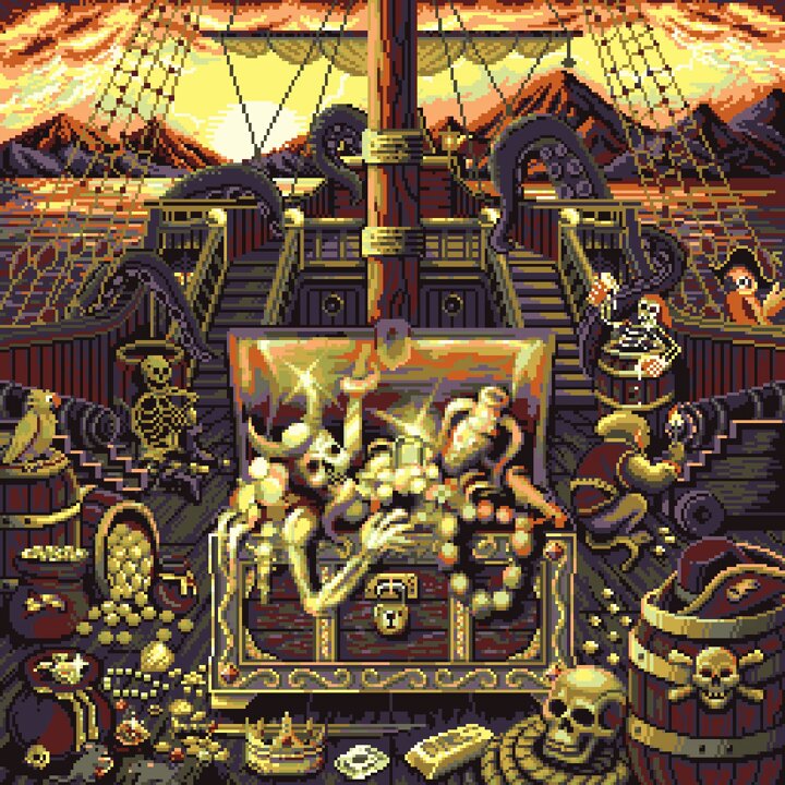 Day #848: Treasure Chest Collect today's paint 👇