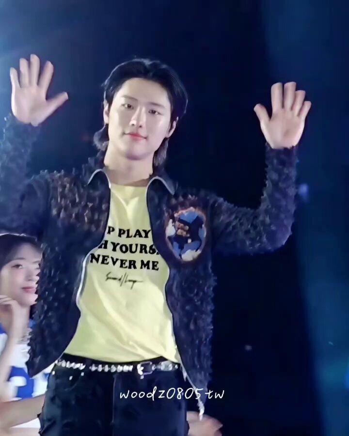 He looks so cute as if he didn't wreck the stage