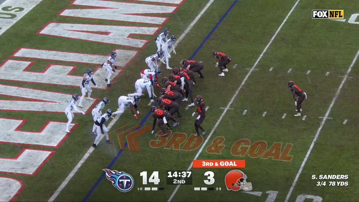 Sanders TD pass to David Njoku!

📺: FOX 