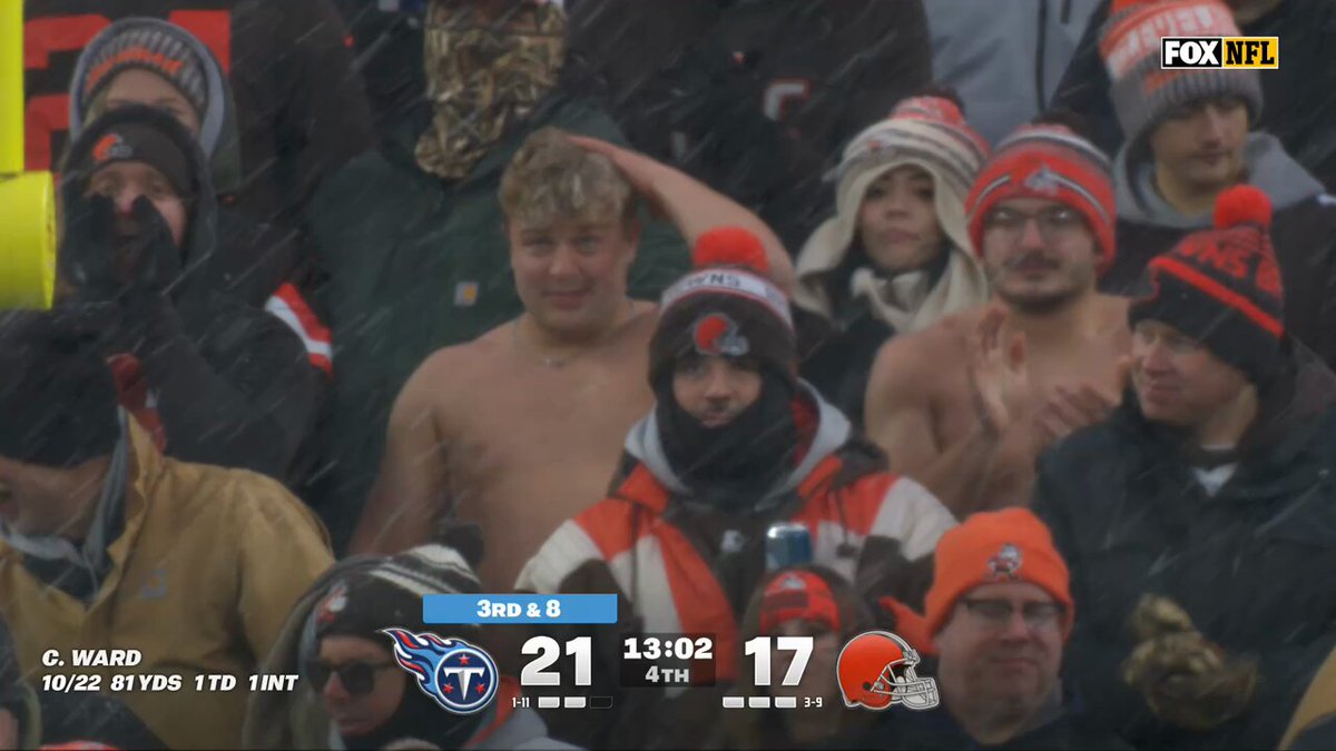 Fans in Cleveland are just different 😅 