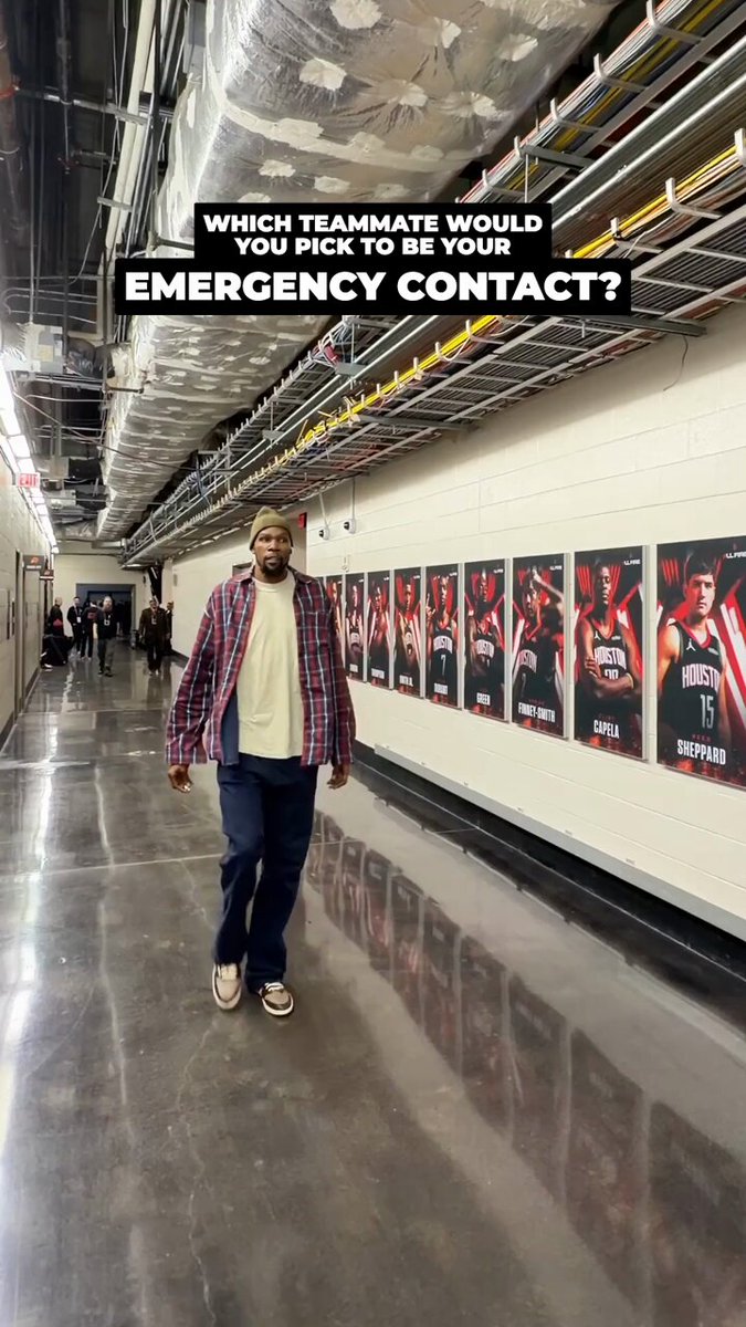 “Which teammate would you pick to be your emergency contact?” 

Tate didn’t have to do Twin like that 😂 