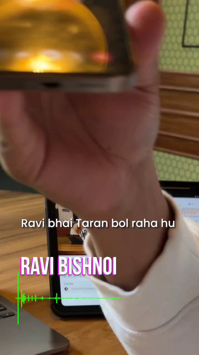 Taran welcomed Bishnoi before we Picture