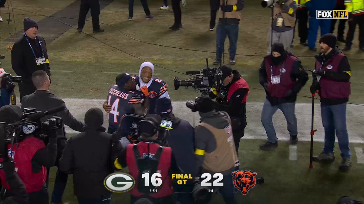 Bears WR DJ Moore after beating the Packers:

“at the end of the day, it’s F the Packers always.”...